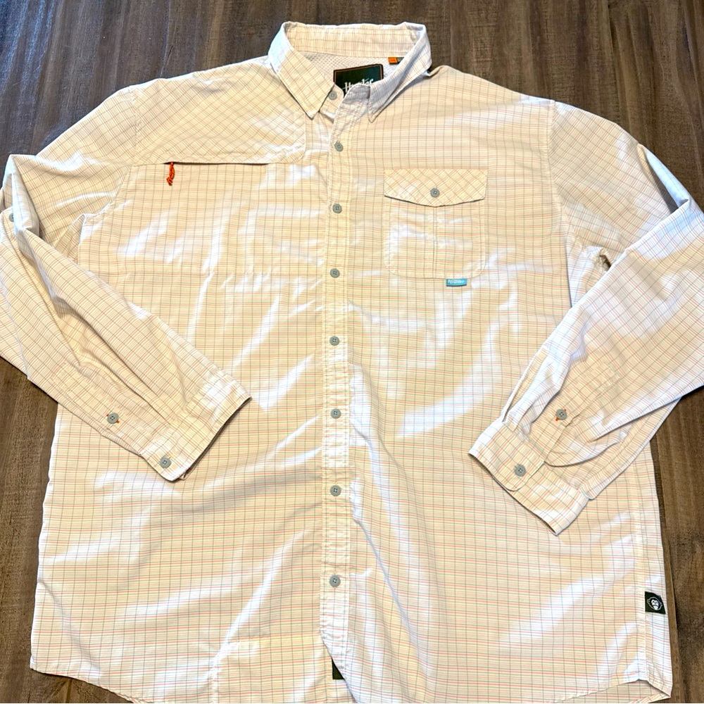 HOWLER BROS H Bar B Tech Long Sleeve Snap Front Shirt  Men's XXL 2XL